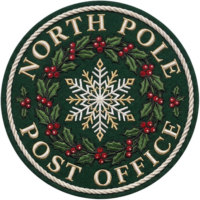 North Pole Post Office Logo